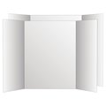 Eco Brites Two Cool Tri-Fold Poster Board, 36 x 48, White/White, PK6 26790